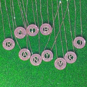 Monogram necklace and earring set